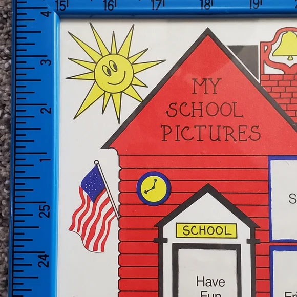 Blue Ruler Picture Frame - Picture 2 of 7
